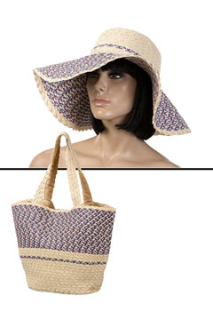Летний комплект Sand - шляпа и сумка