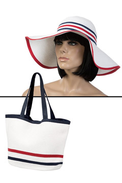 Летний комплект - шляпа и сумка