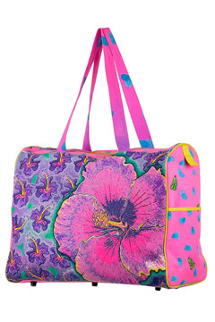 Пляжная сумка Flower - розовый